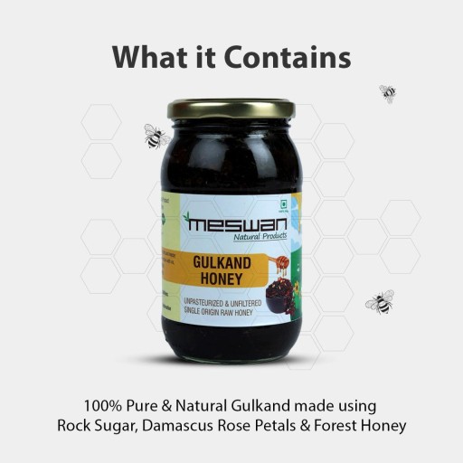 Organic Gulkand Honey